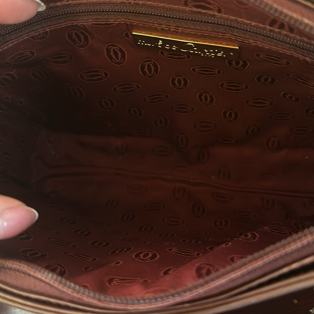 GUC Vintage Cartier zipper clutch, wallet and Cartier shopping bag!!! - Picture 3 of 8